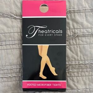 Theatricals Footed dance tights - size SC/light suntan